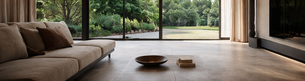 Wohnbereich mit Fliesen